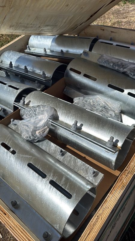 Dettagli e materiali - cantiere Madani Servizi EU