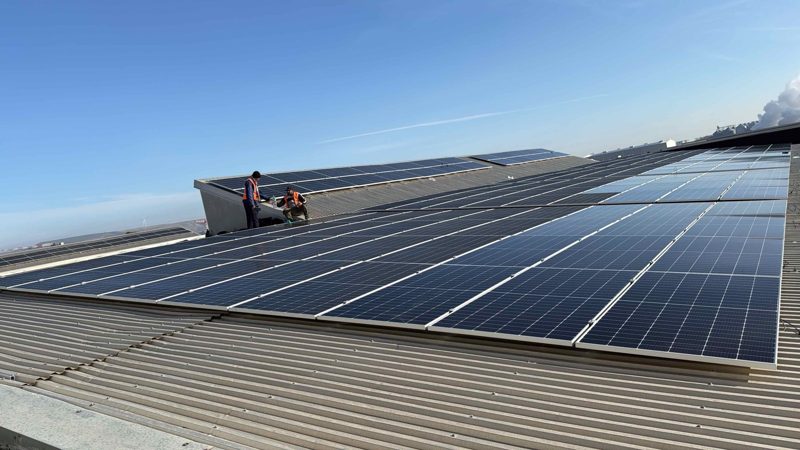 Copertura industriale - cantiere Madani Servizi EU