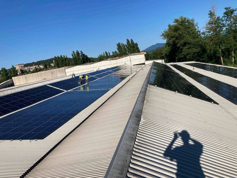 Copertura industriale - cantiere Madani Servizi EU