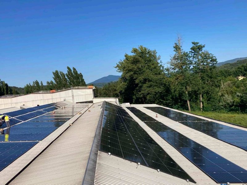 Copertura industriale - cantiere Madani Servizi EU