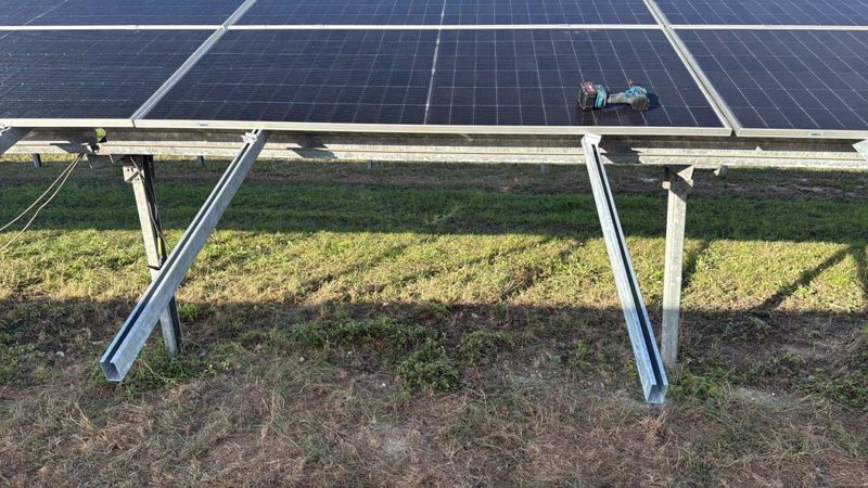Impianto a terra - cantiere Madani Servizi EU