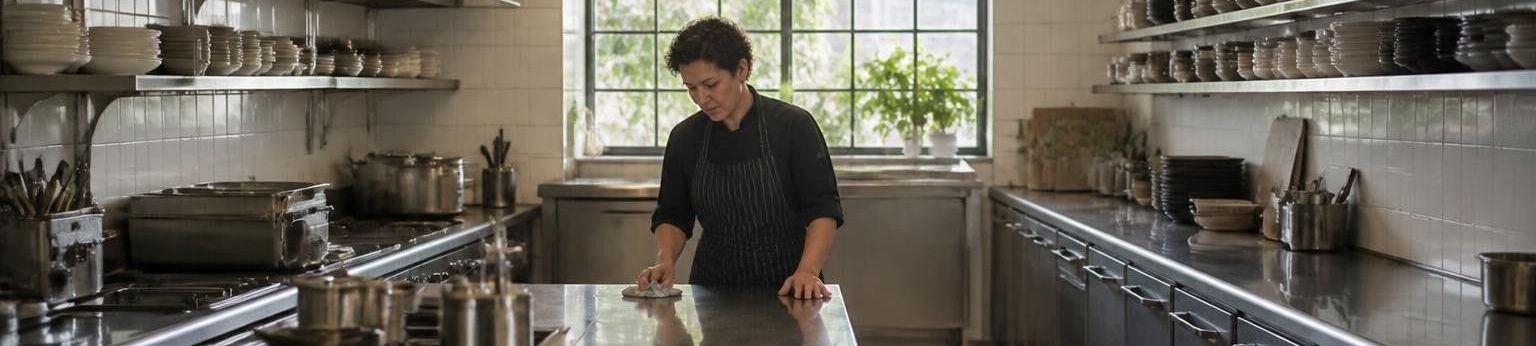 Cucina professionale di un ristorante