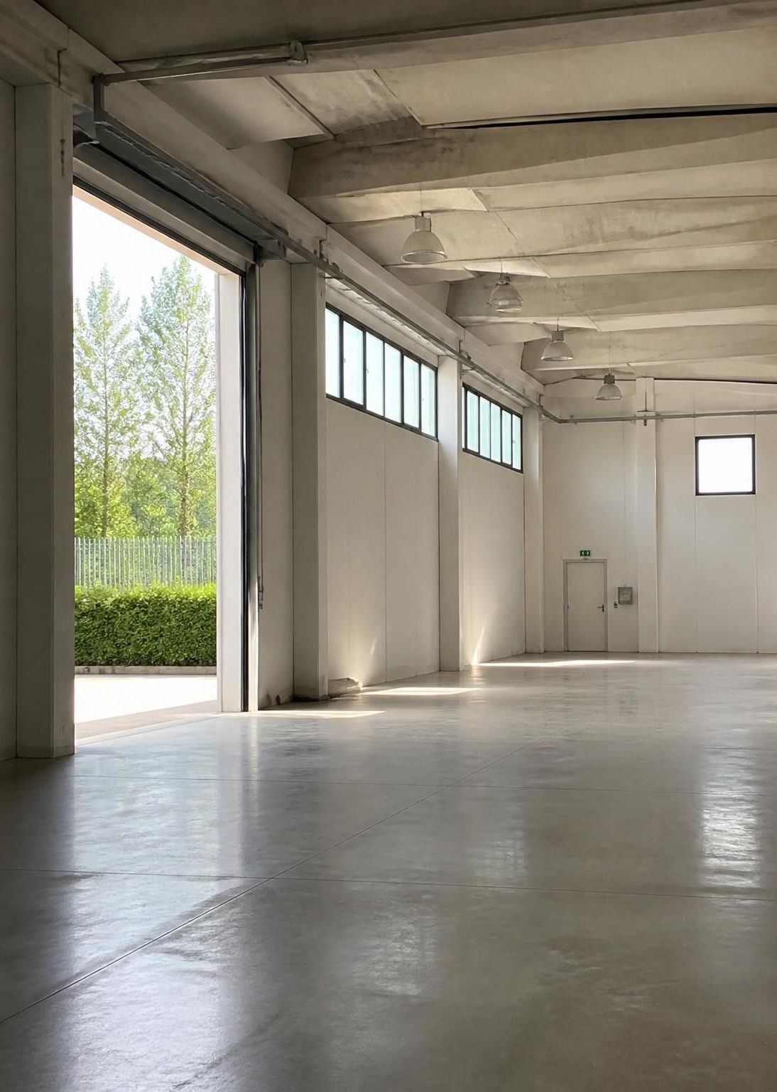 Locale svuotato e pronto all'uso